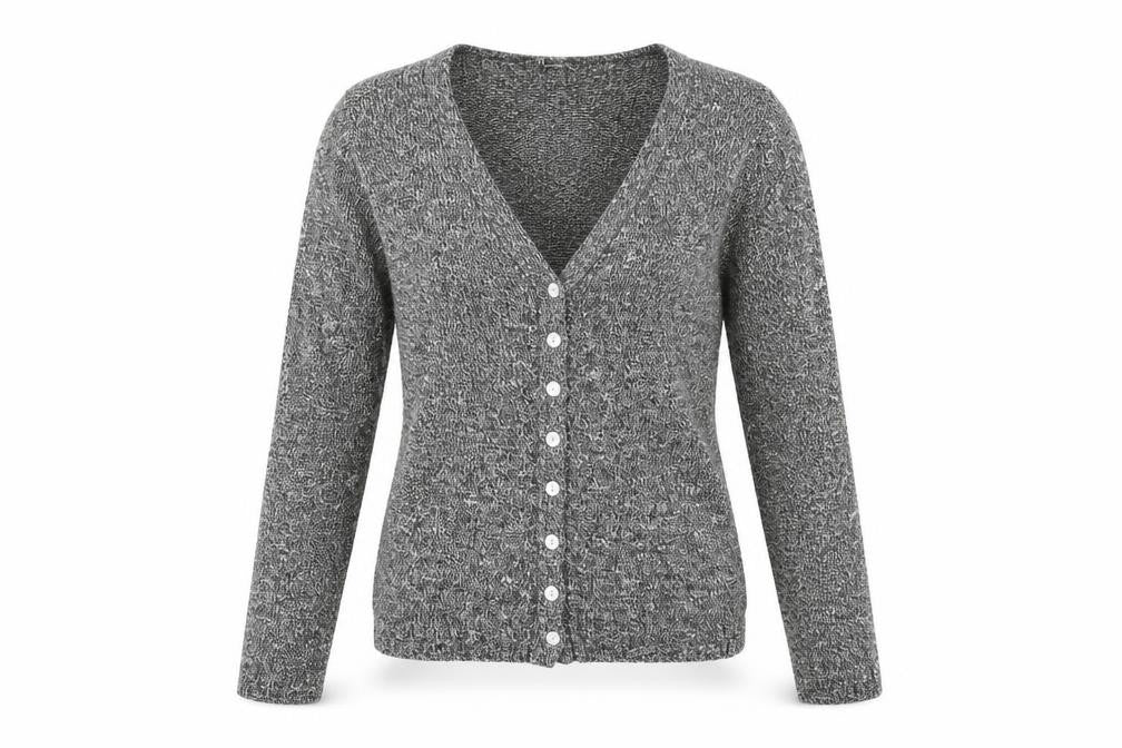Offshoot Womens Grey   Cardigan Jumper Size S