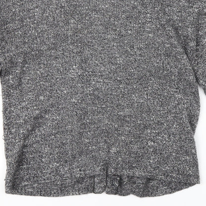 Offshoot Womens Grey   Cardigan Jumper Size S