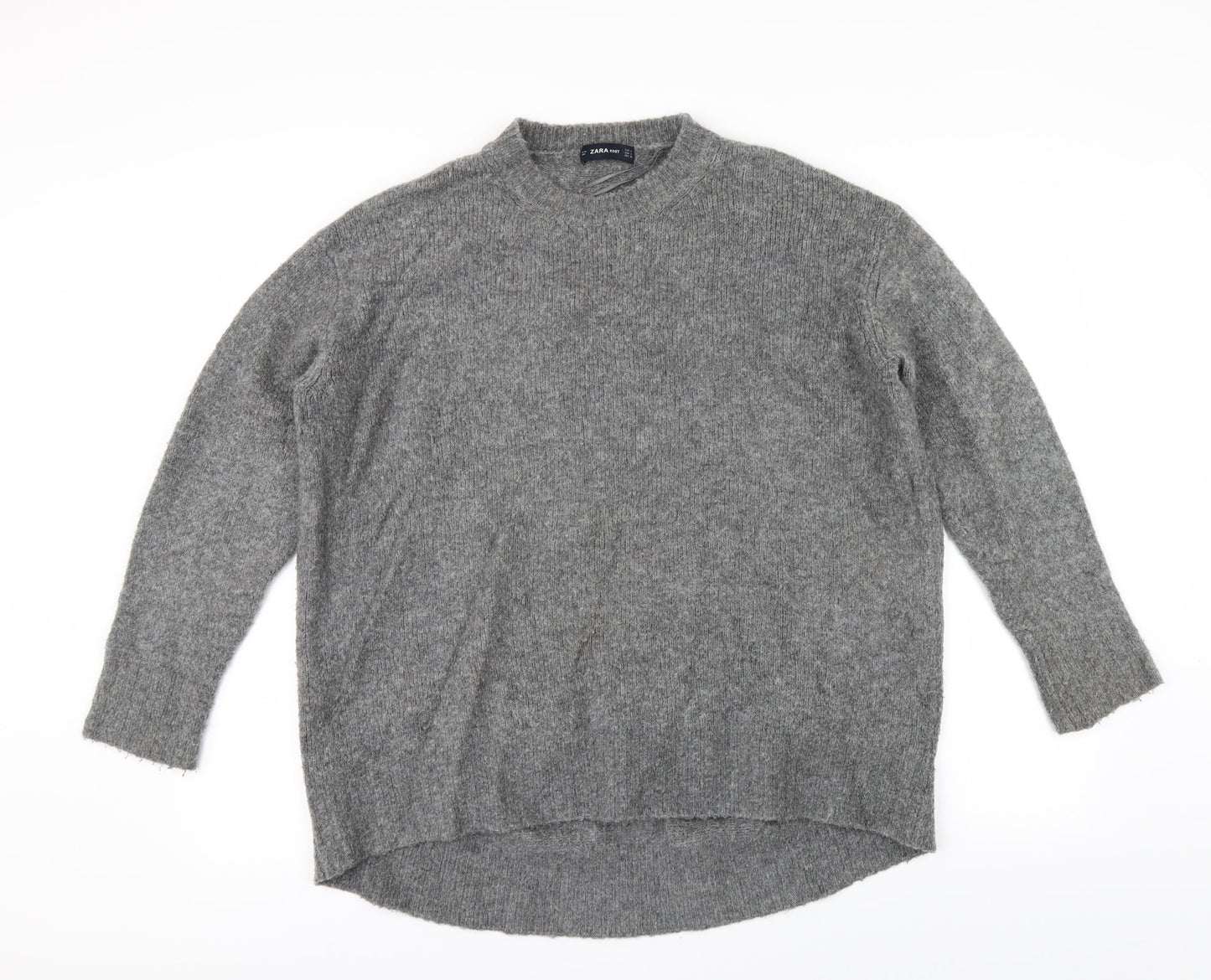 Zara Womens Grey   Pullover Jumper Size S