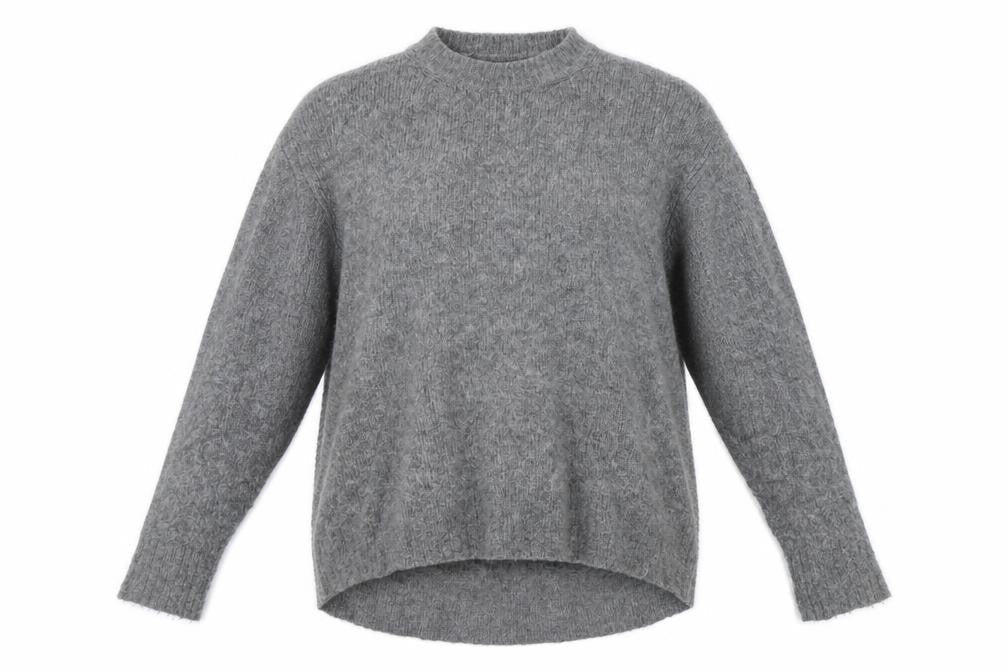Zara Womens Grey   Pullover Jumper Size S