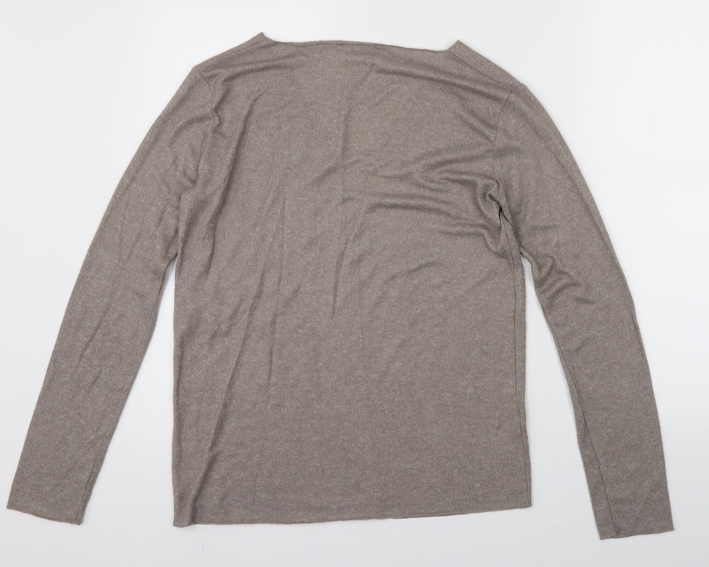 Zara Womens Brown   Pullover Jumper Size M