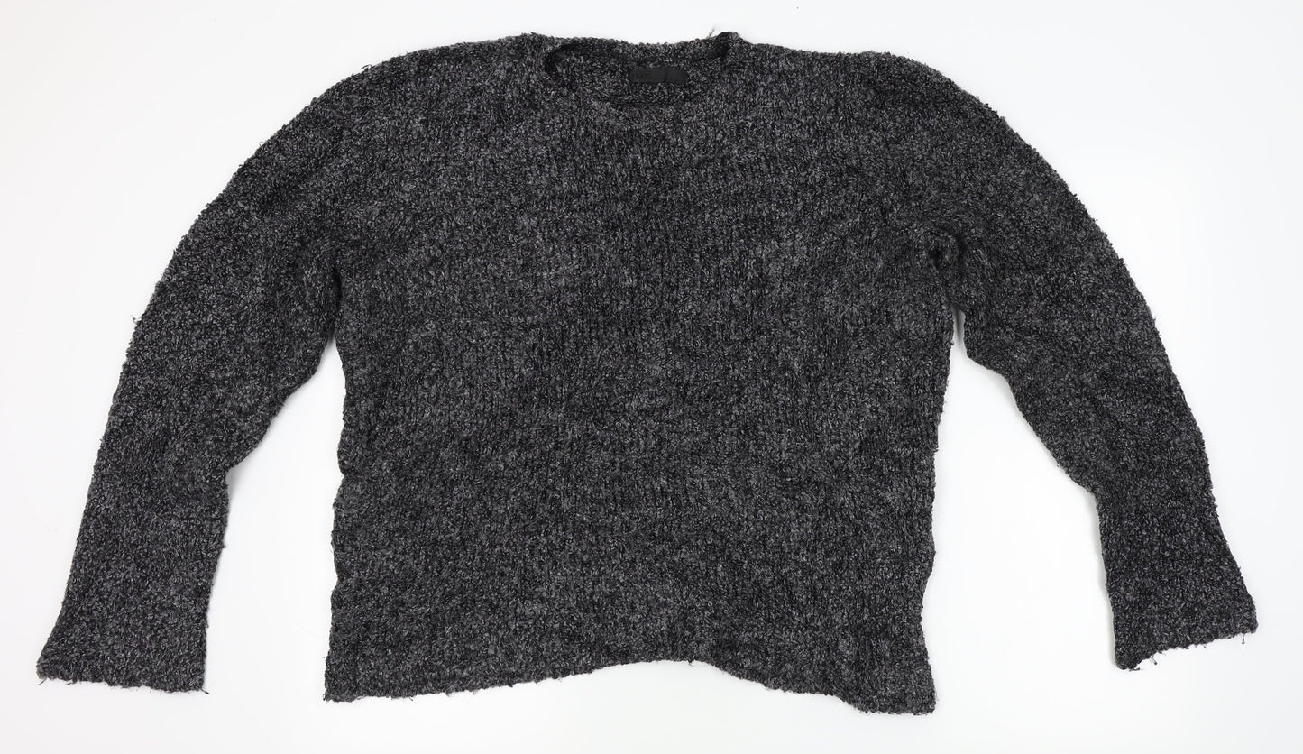 ASOS Womens Black  Knit Pullover Jumper Size XL