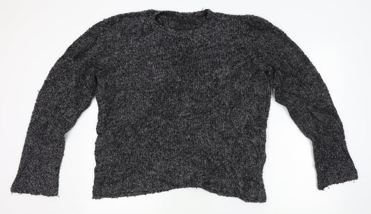 ASOS Womens Black  Knit Pullover Jumper Size XL
