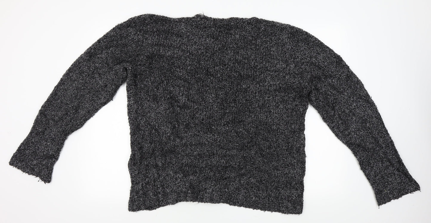 ASOS Womens Black  Knit Pullover Jumper Size XL