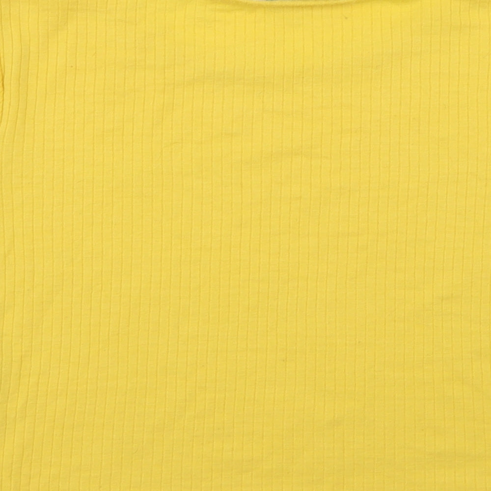 Primark Womens Yellow   Basic T-Shirt Size 10