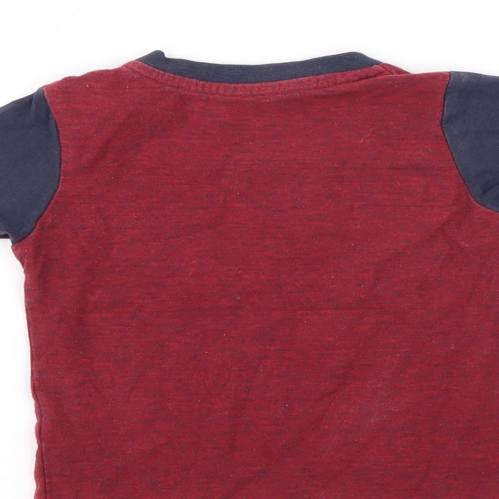 Preworn Boys Multicoloured   Basic T-Shirt Size 6-9 Months