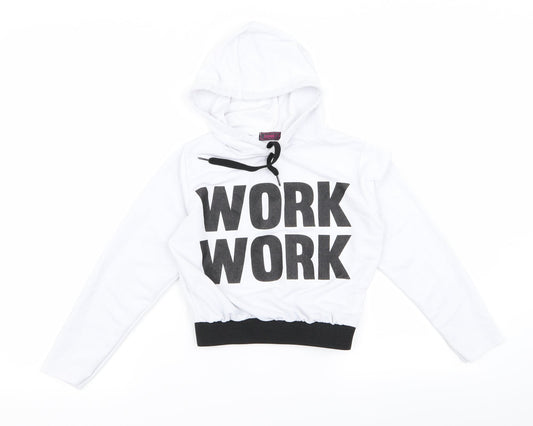 Preworn Womens Grey   Pullover Hoodie Size S