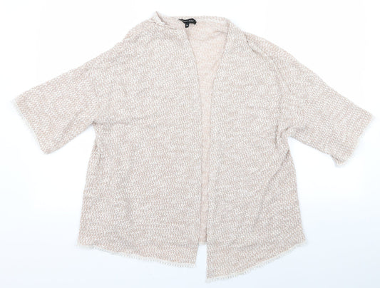 New Look Womens Beige   Cardigan Jumper Size 14