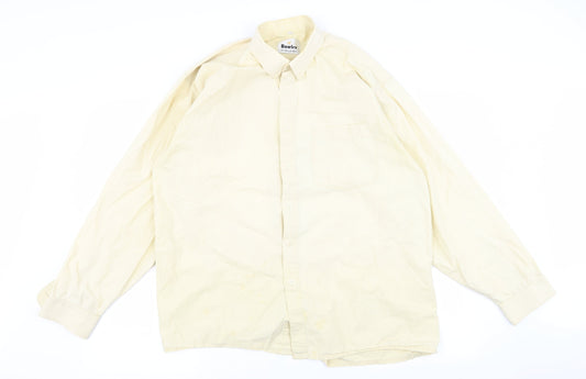 bowler Womens Beige   Basic Button-Up Size 40