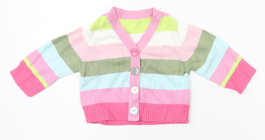 Marks & Spencer  Multicoloured Striped  Jacket  Size 3-6 Months
