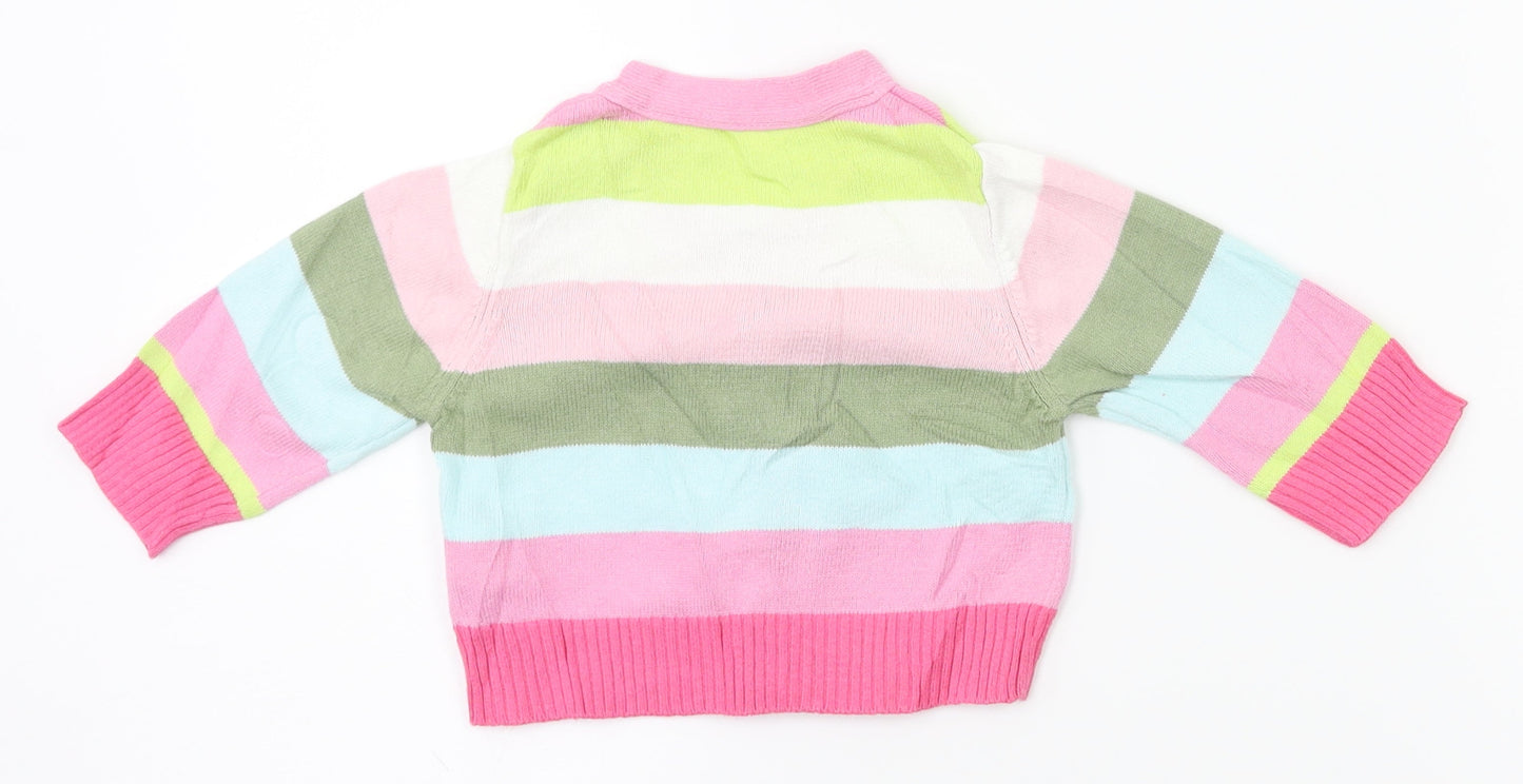 Marks & Spencer  Multicoloured Striped  Jacket  Size 3-6 Months