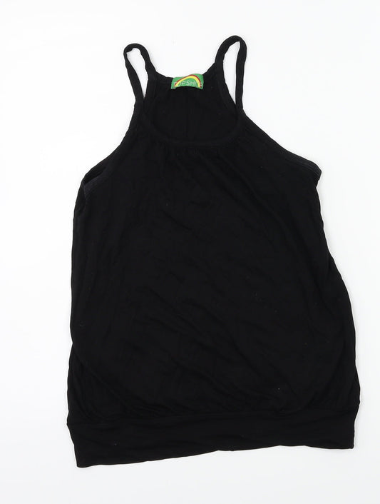 Topshop Womens Black   Basic Tank Size 10