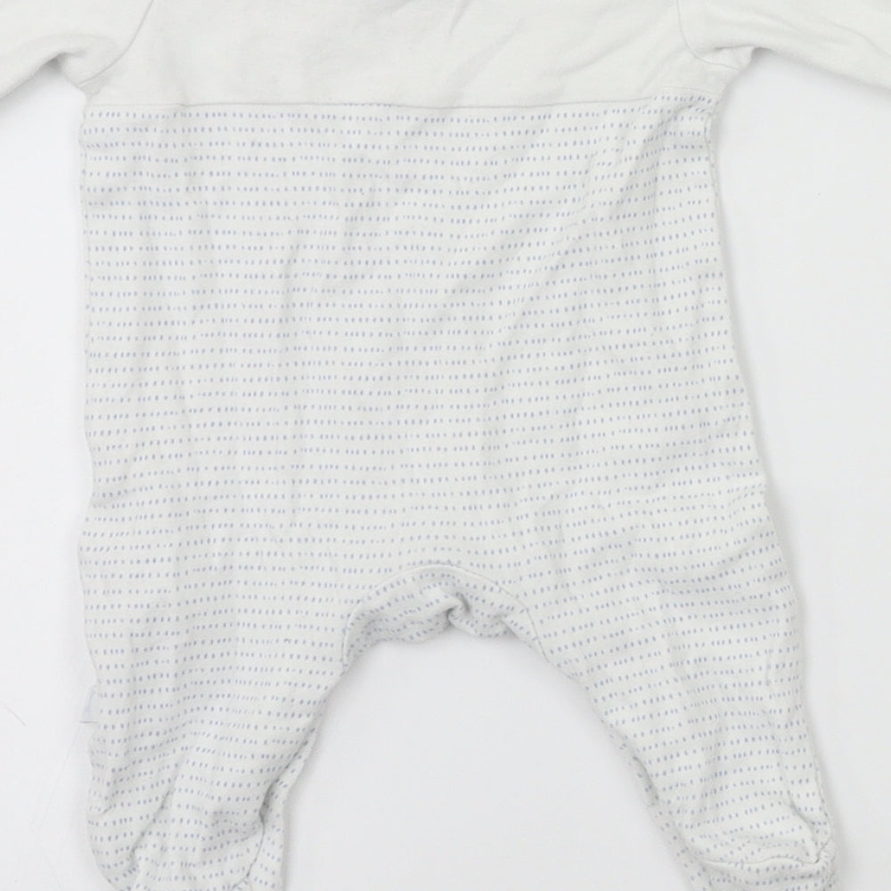 FRED & FLO  White   Babygrow One-Piece Size 0-3 Months
