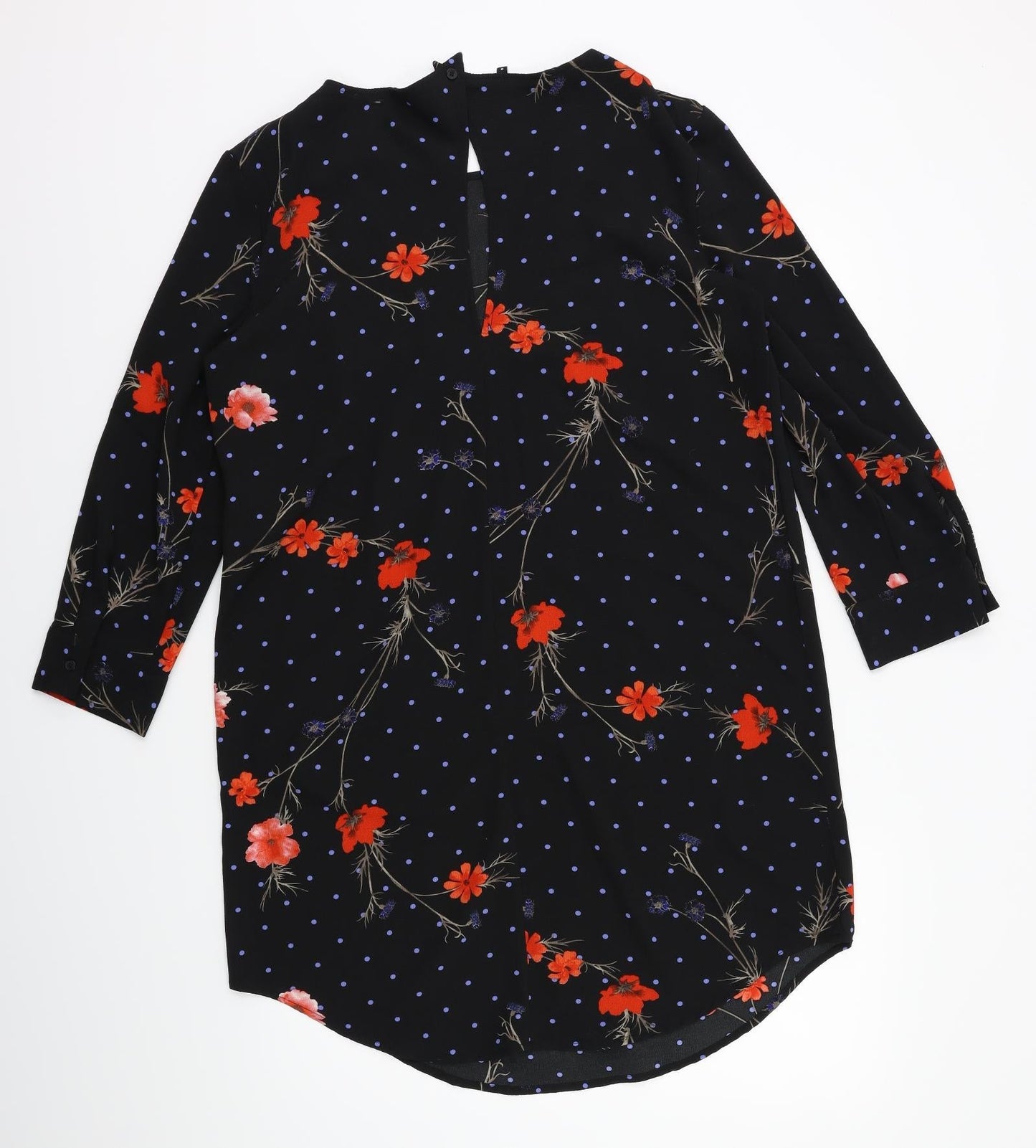 VERO MODA Womens Black Floral  Kaftan  Size M