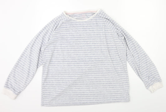Love to Lounge Womens Grey Striped  Babydoll Pyjama Pants Size L
