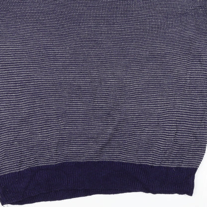 Pep&Co Womens Black Striped  Pullover Jumper Size L