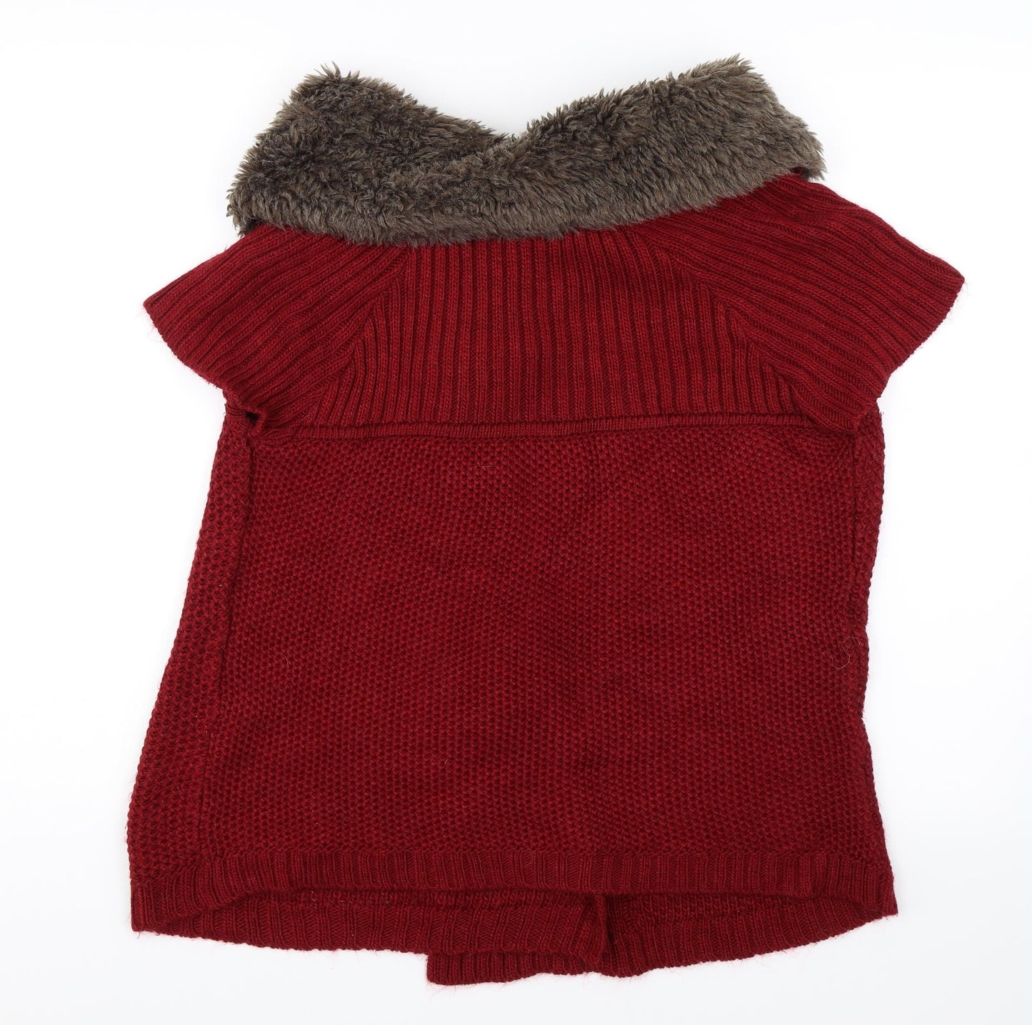 George Womens Red   Cape Jumper Size 12