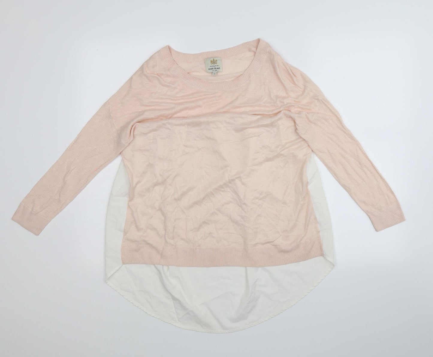 River Island Womens Pink   Pullover Jumper Size 12