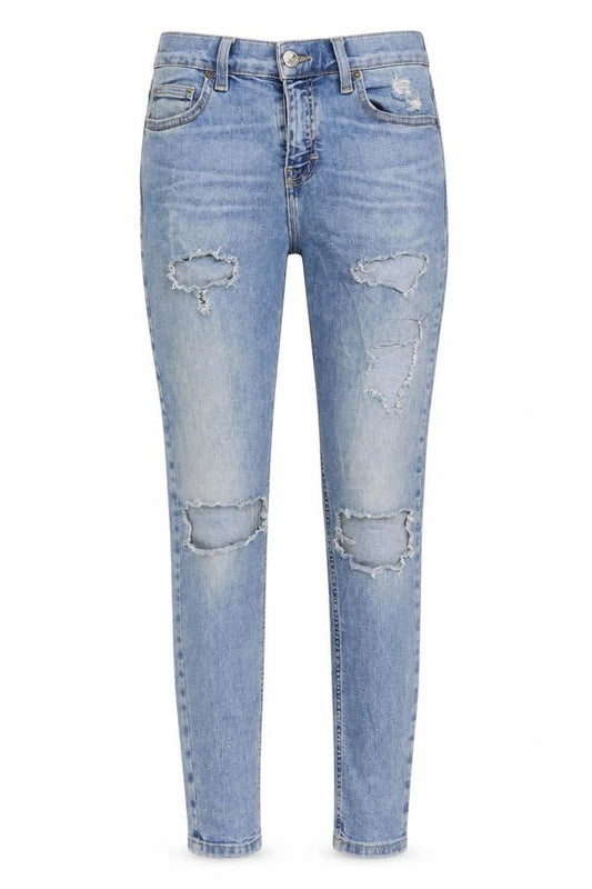 Topshop Womens Blue  Denim Skinny Jeans Size 26 in L30 in