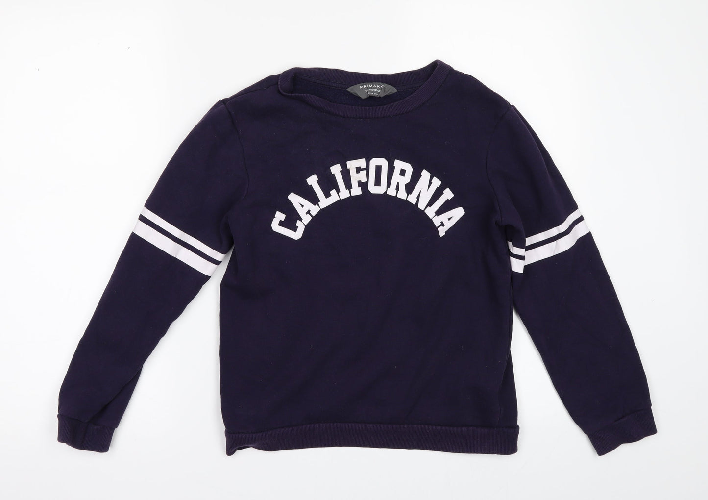 Primark Girls Blue   Pullover Sweatshirt Size 11-12 Years