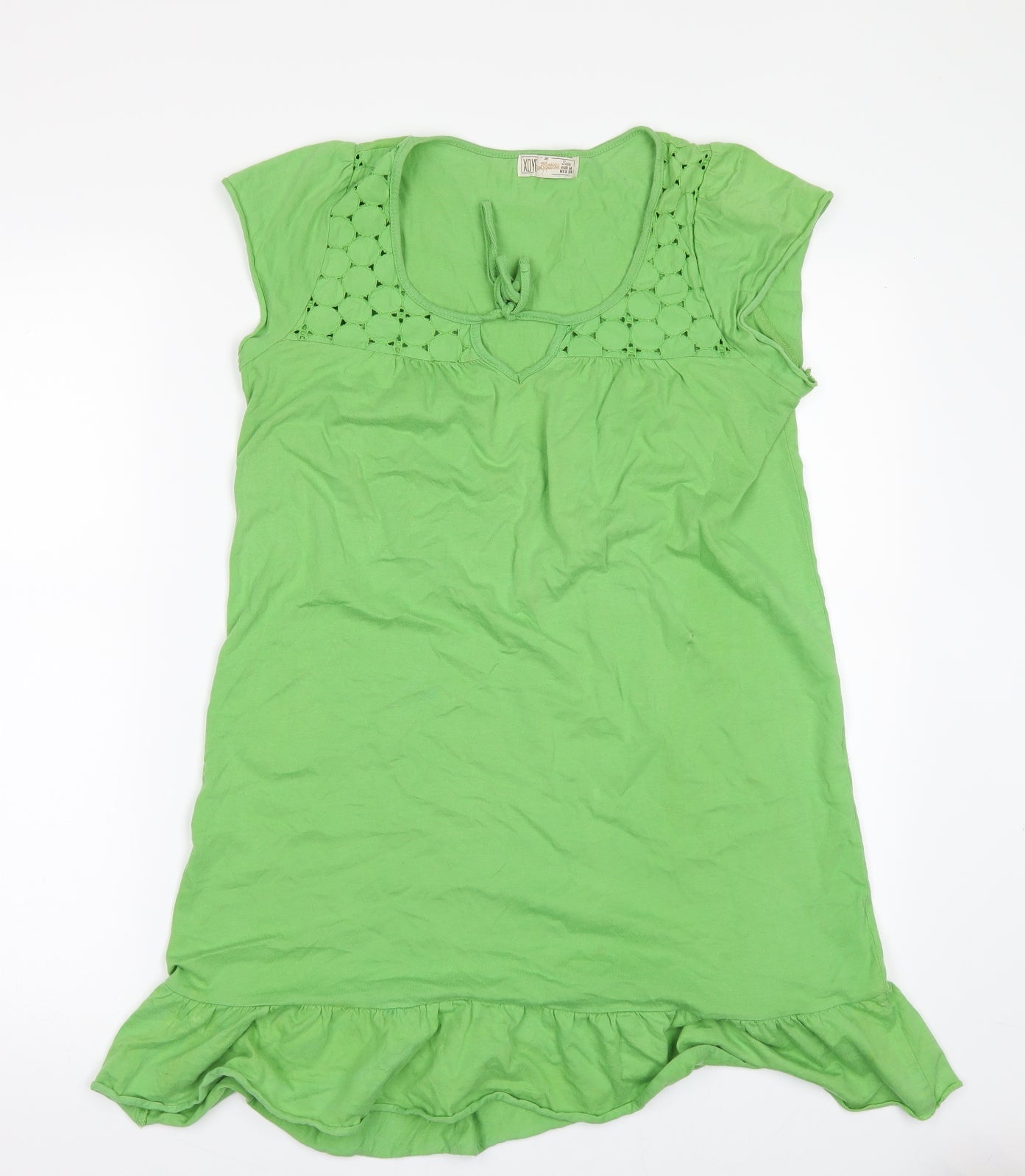 XOYE Womens Green   Basic T-Shirt Size M  - E
