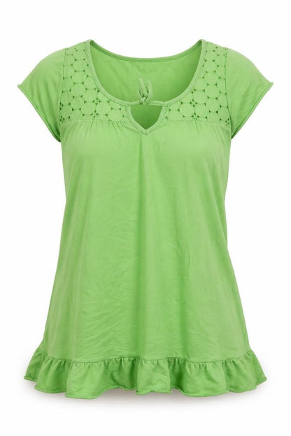 XOYE Womens Green   Basic T-Shirt Size M  - E
