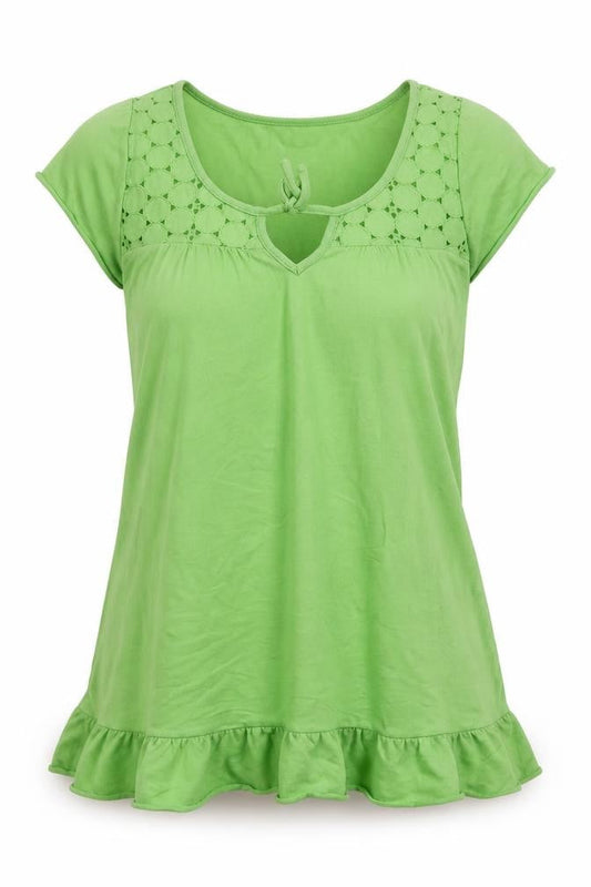 XOYE Womens Green   Basic T-Shirt Size M  - E