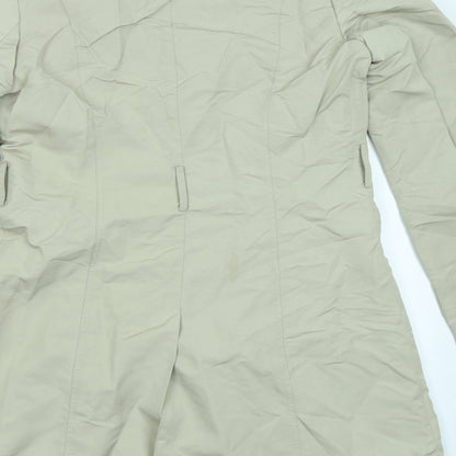 Marks & Spencer Womens Beige   Overcoat Coat Size 2