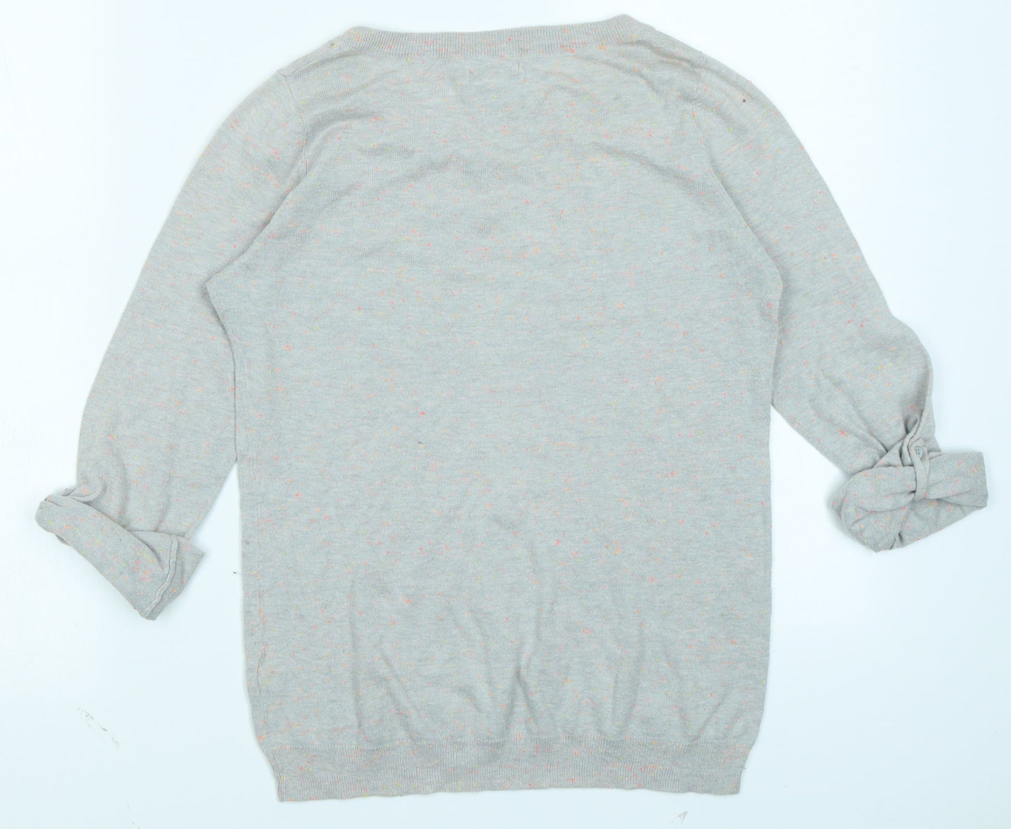 Old Navy Womens Grey Polka Dot Knit Pullover Jumper Size S
