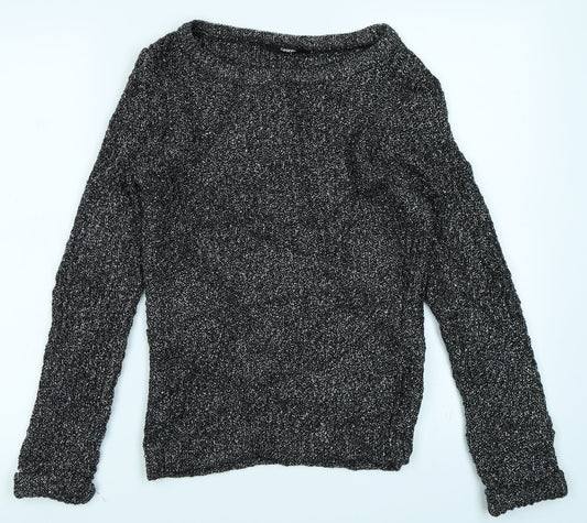 George Womens Silver   Pullover Jumper Size 10
