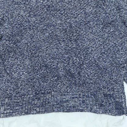 Tu Womens Blue  Knit Pullover Jumper Size 8