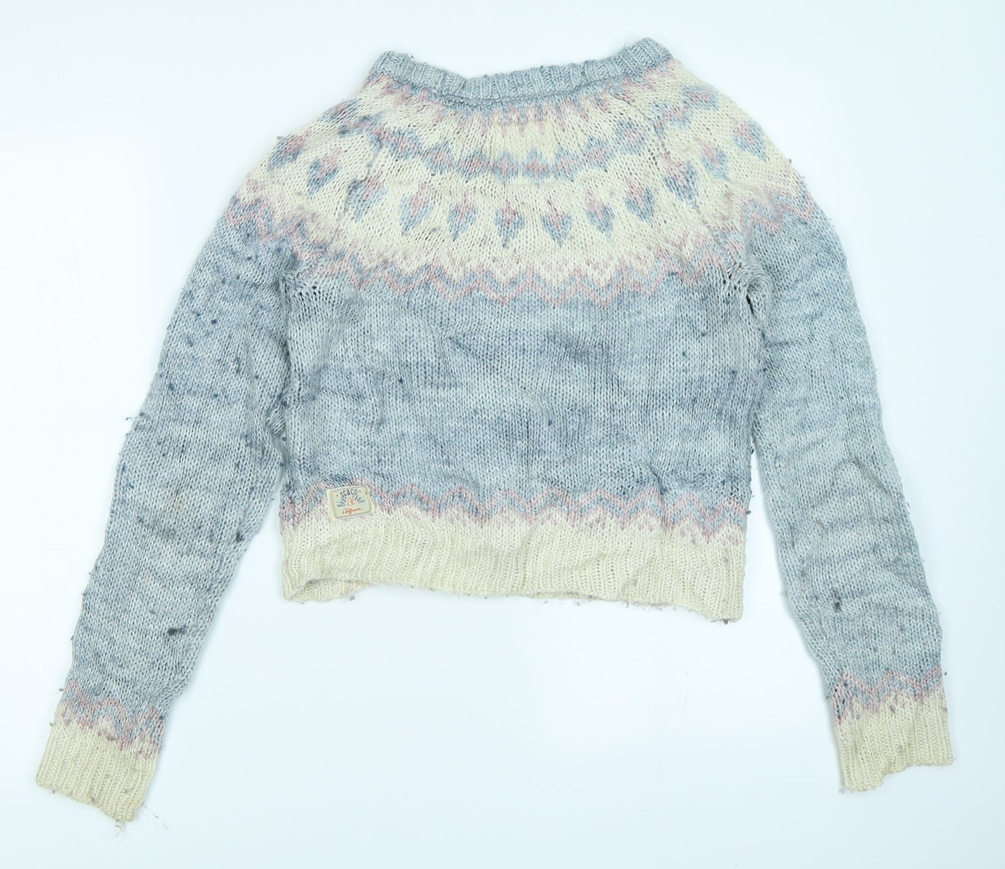 Soul Cal & CO Womens Blue   Pullover Jumper Size 8