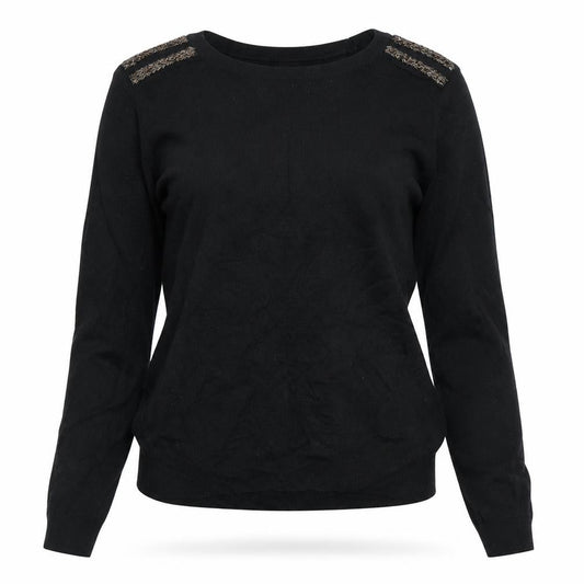 H&M Womens Black  Knit Pullover Jumper Size S