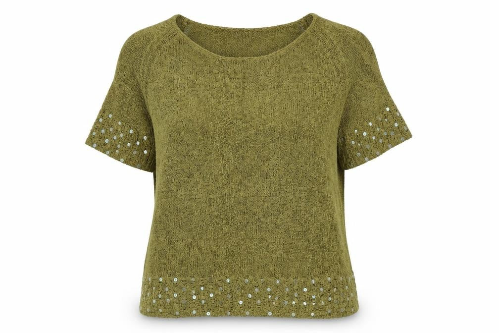 Mamut Womens Yellow  Knit Pullover Jumper Size 12