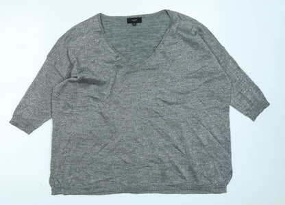 Sweewë Womens Silver Basic T-Shirt Size M