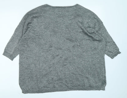 Sweewë Womens Silver Basic T-Shirt Size M