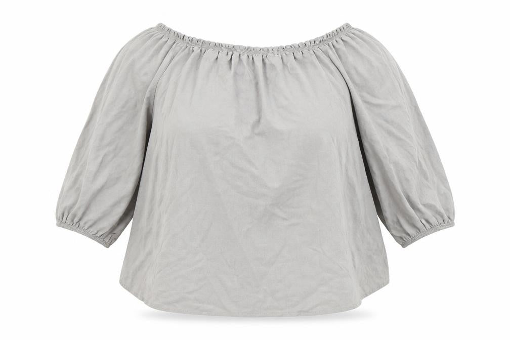 MissLook Womens Grey Colourblock  Basic Blouse Size 2XL