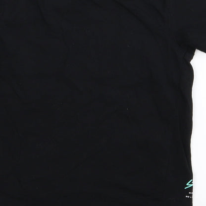 Asda George Girls Black   Basic T-Shirt Size 4-5 Years