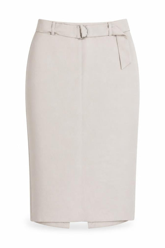 Linea Womens Grey   A-Line Skirt Size 10