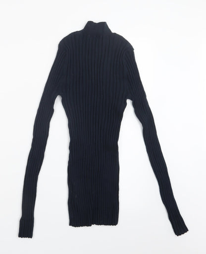 Next Womens Blue  Knit Pullover Jumper Size 10