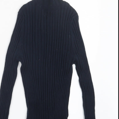 Next Womens Blue  Knit Pullover Jumper Size 10
