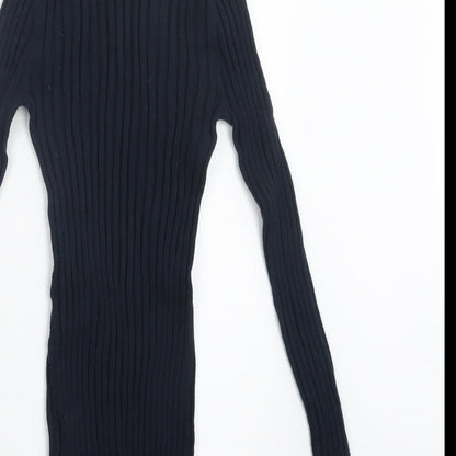 Next Womens Blue  Knit Pullover Jumper Size 10