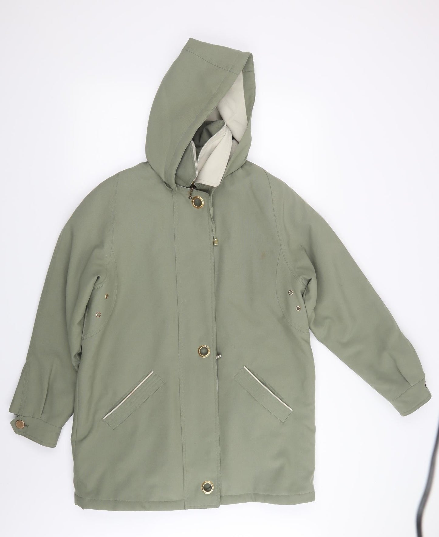 David Barry Womens Green   Jacket Coat Size 12