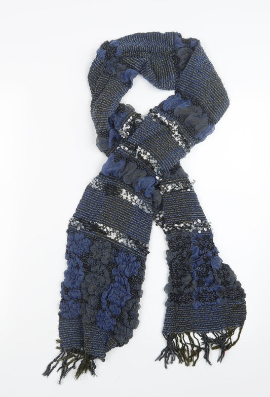 Preworn Womens Blue    Scarf