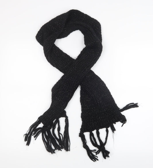 Preworn Womens Black  Knit  Scarf