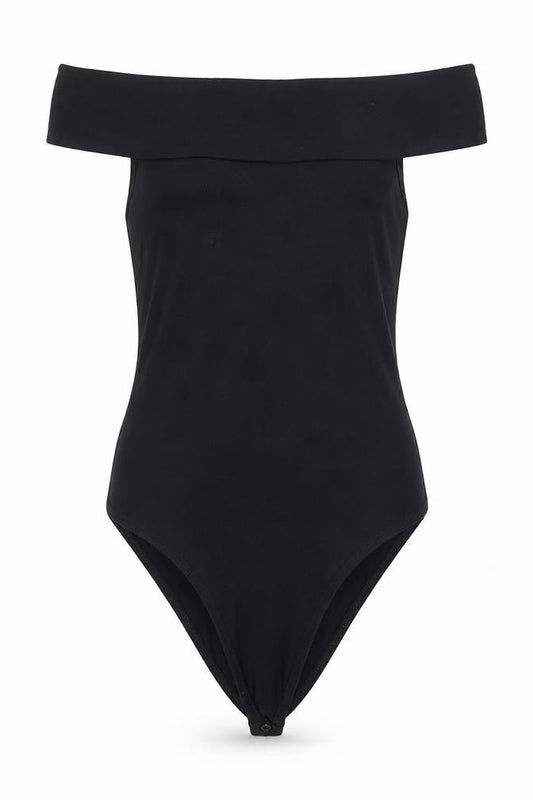 Miss Selfridge Womens Black   Bodysuit One-Piece Size 8