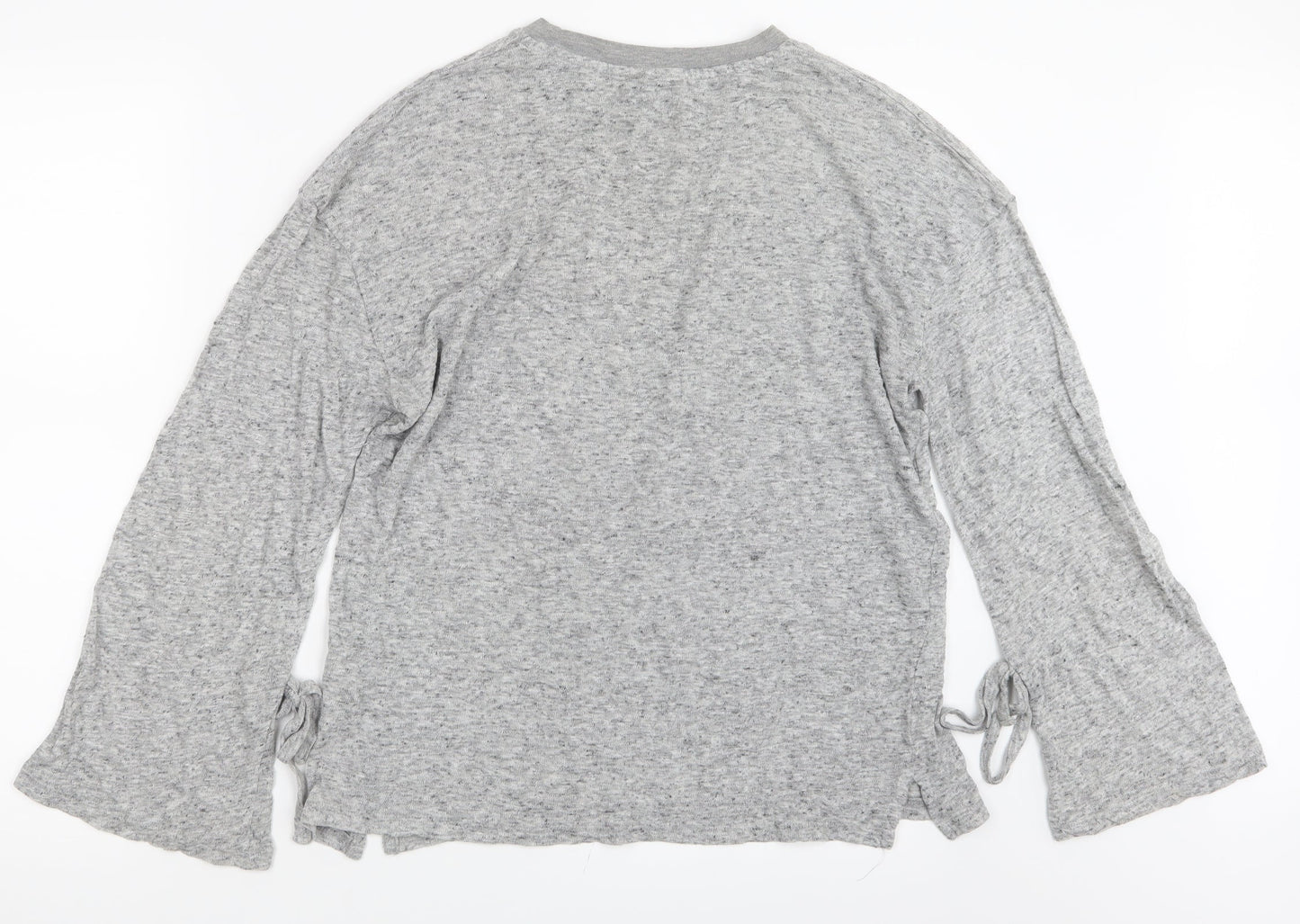 Topshop Womens Grey  Knit Pullover Jumper Size 12