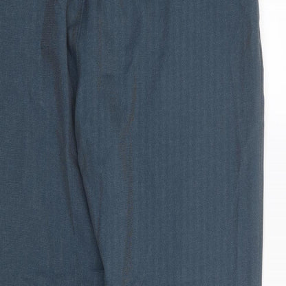 Preloved BHS Mens Blue   Trousers  Size 41 in L31 in - Label