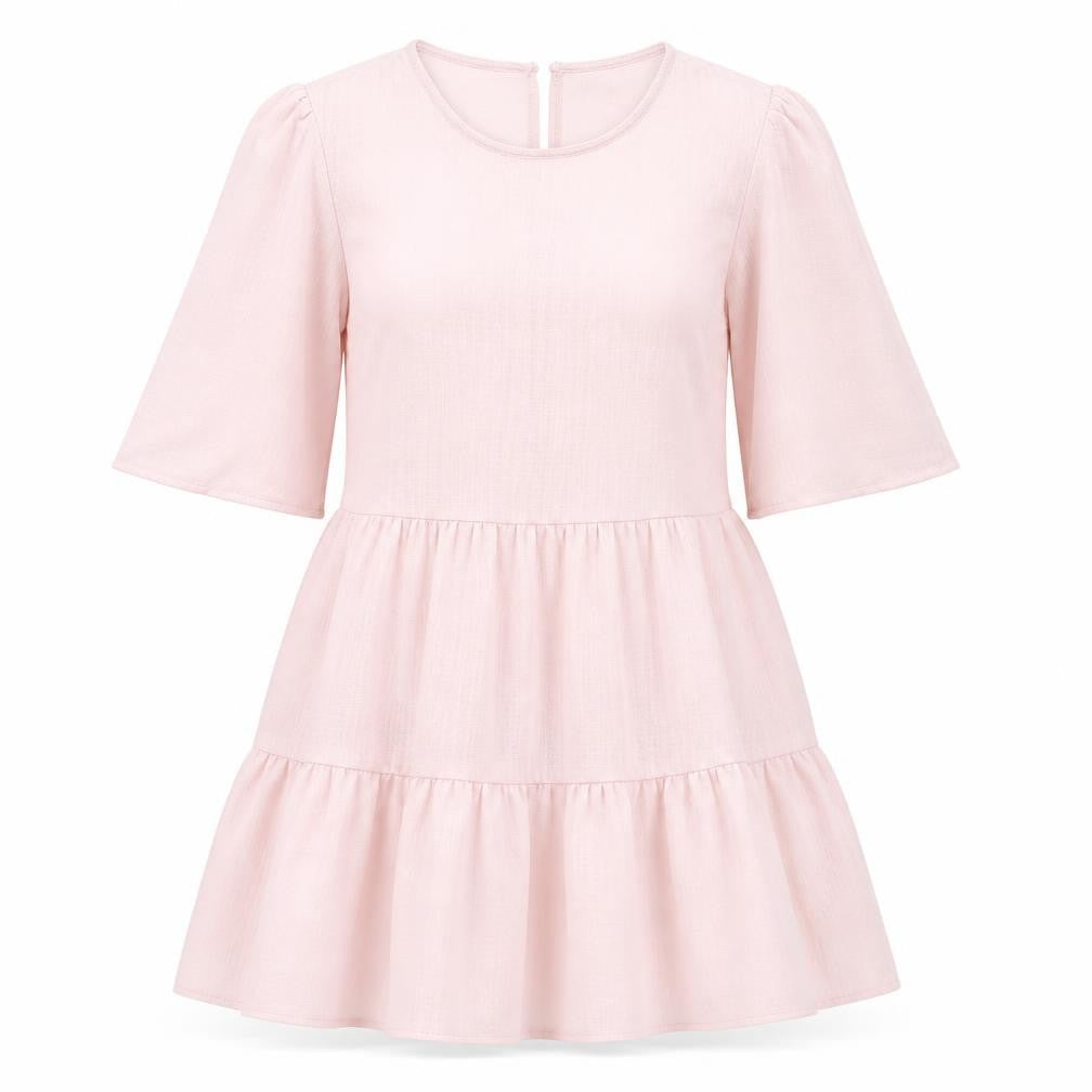 H&M Womens Pink   Fit & Flare  Size XS