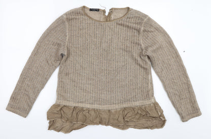 Preworn Womens Beige   Pullover Jumper Size M